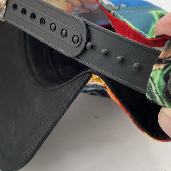 Justice League Batman Superman Flash Wonder Women Snapback Cap YOUTH Size 11/16 - Picture 9 of 9